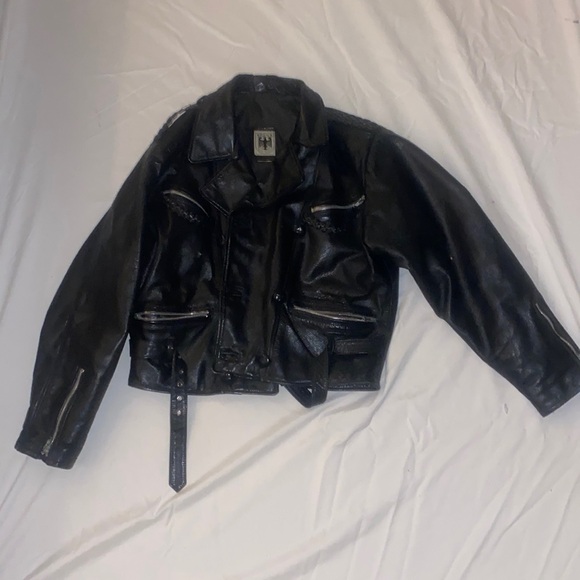 Vintage leather jacket - Picture 1 of 3